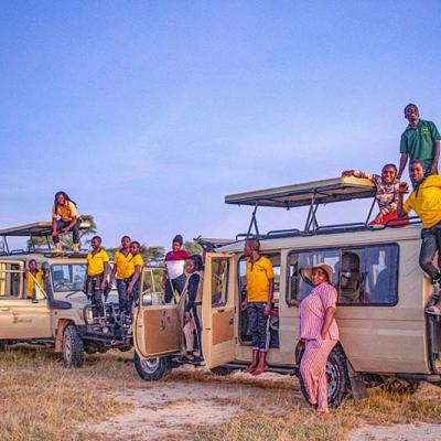 2 Cars Of Group Safari In Ruaha National Park Attraction With Bateleur Safaris Letsgowild Colors Of Luv