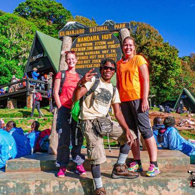 The Mandara Hut Climbing Trekking Kilimanjaro Mt. Attraction With Bateleur Safaris Letsgowild